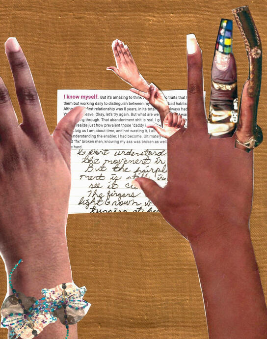 Written in Our own Hand, Work from Self Curated Group Exhibition, Written in Our own Hand, 2022